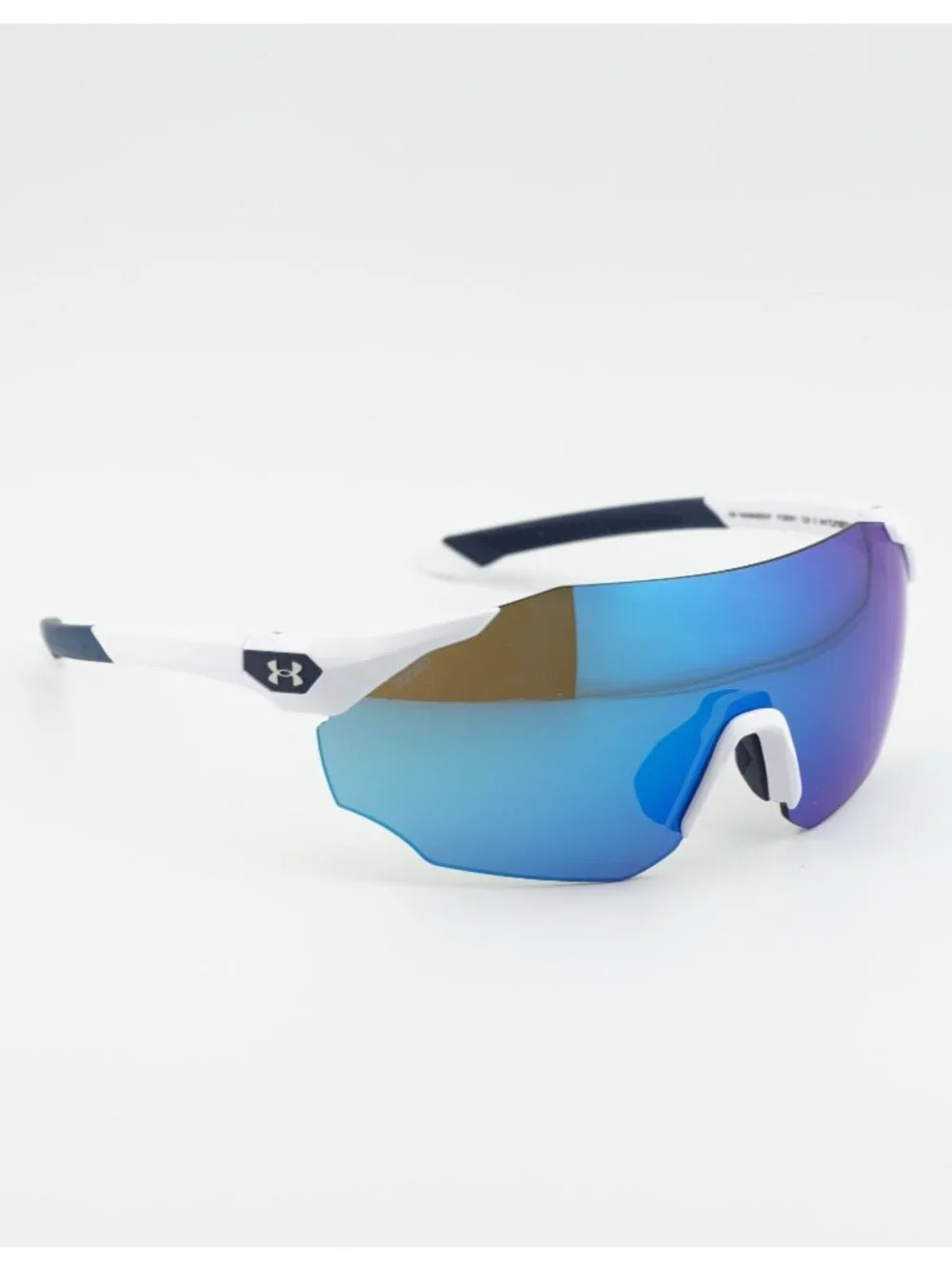 Under Armour UA HAMMER/F 0YO6 W1 Shield Sunglasses - White / Blue